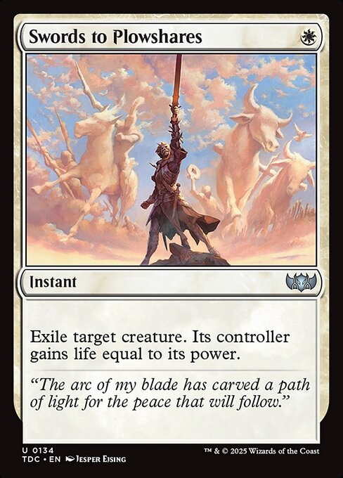 Swords to Plowshares (134) - Tarkir: Dragonstorm Commander - Game On