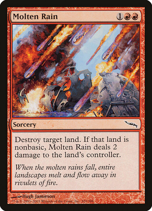 Molten Rain (101) - Mirrodin - Game On