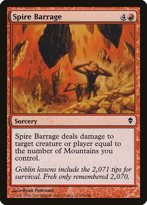 Spire Barrage (150) (Foil) - Zendikar - Game On