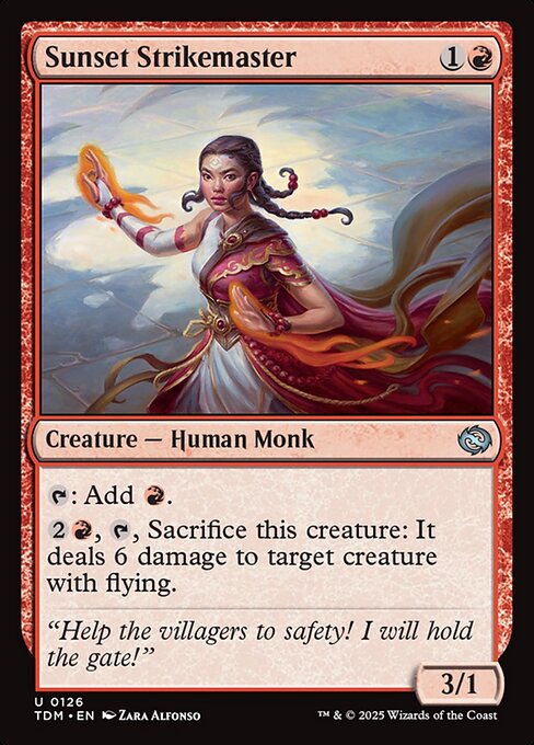Sunset Strikemaster (126) (Foil) - Tarkir: Dragonstorm - Game On