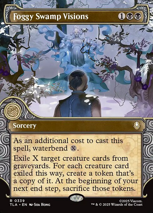 Foggy Swamp Visions (339) - BORDERLESS (Foil) - Avatar: The Last Airbender - Game On