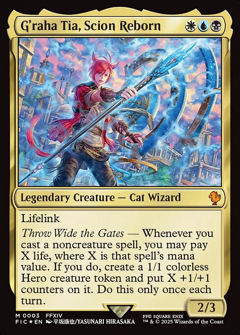 G'raha Tia, Scion Reborn (3) (Foil) - Final Fantasy Commander - Game On