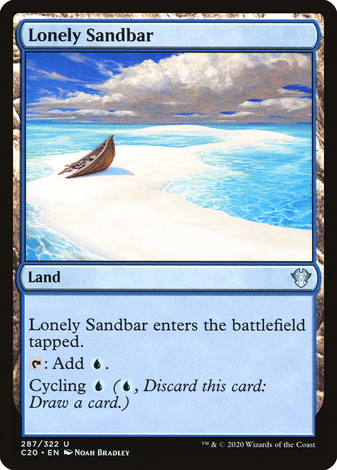 Lonely Sandbar (287) - Commander 2020 - Game On
