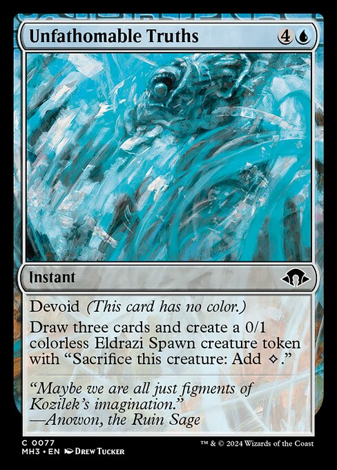 Unfathomable Truths (77) (Foil) - Modern Horizons 3 - Game On