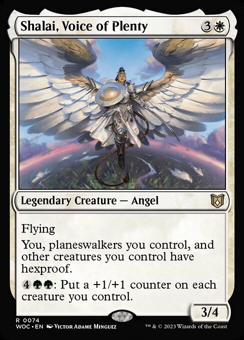 Shalai, Voice of Plenty (74) - Wilds of Eldraine Commander - Game On
