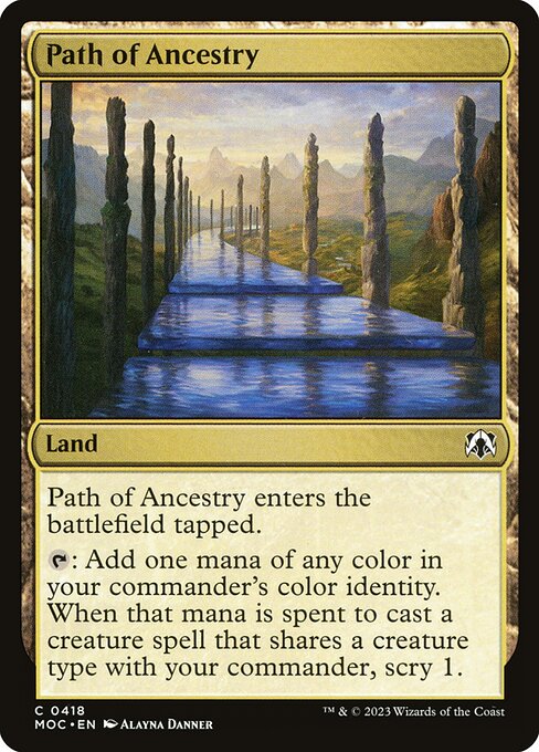 Path of Ancestry (418) - March of the Machine Commander - Game On