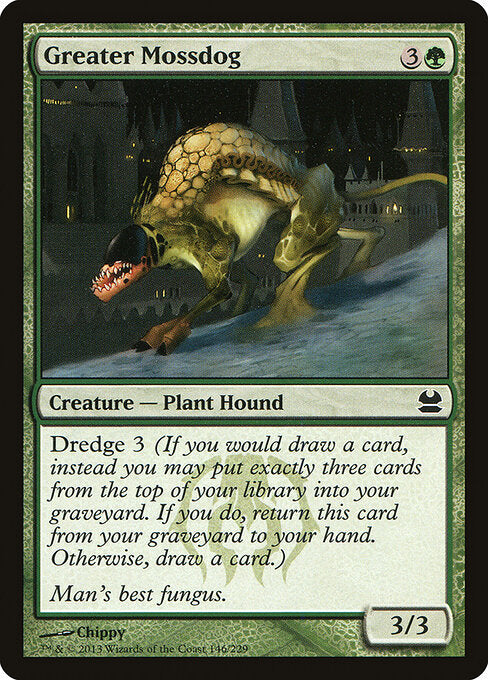 Greater Mossdog (146) (Foil) - Modern Masters - Game On