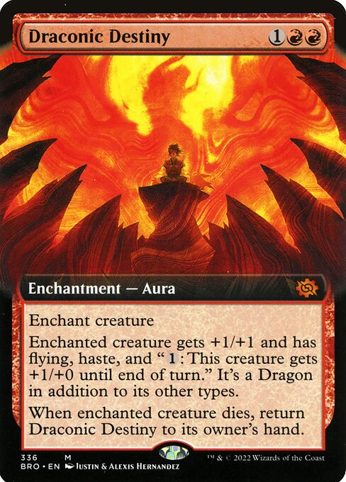 Draconic Destiny (336) - EXTENDED ART - The Brothers' War - Game On
