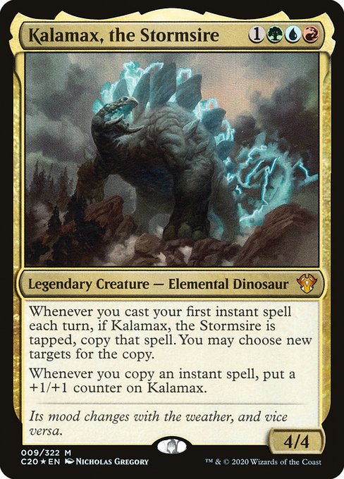 Kalamax, the Stormsire (9) (Foil) - Commander 2020 - Game On