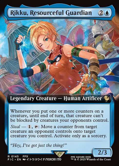 Rikku, Resourceful Guardian (145) - EXTENDED ART - Final Fantasy Commander - Game On