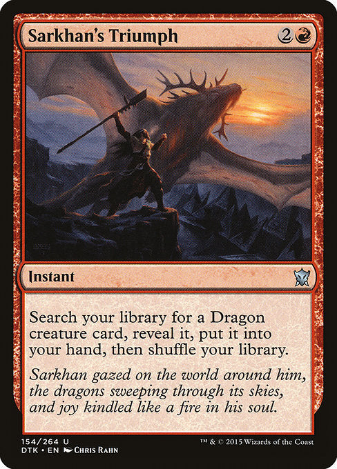 Sarkhan's Triumph (154) - Dragons of Tarkir - Game On