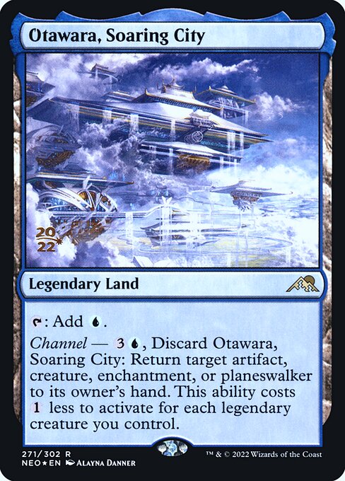 Otawara, Soaring City (271s) (Foil) - Kamigawa: Neon Dynasty Promos - Game On
