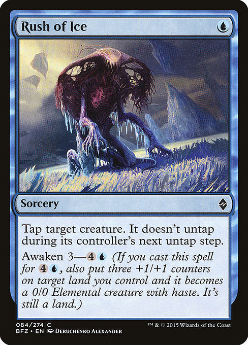 Rush of Ice (84) (Foil) - Battle for Zendikar - Game On