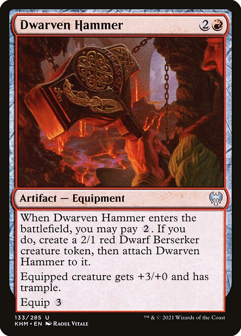 Dwarven Hammer (133) (Foil) - Kaldheim - Game On