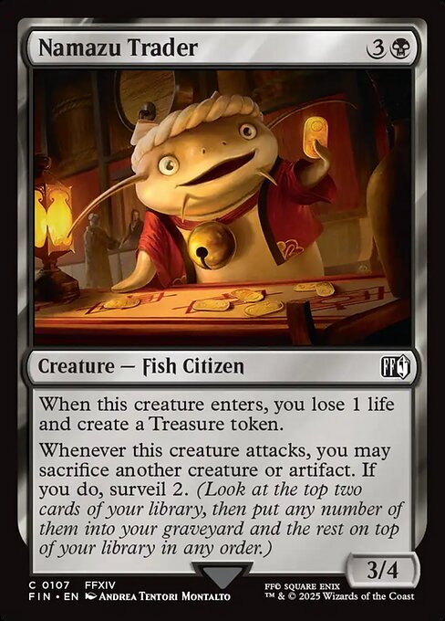 Namazu Trader (107) (Foil) - Final Fantasy - Game On