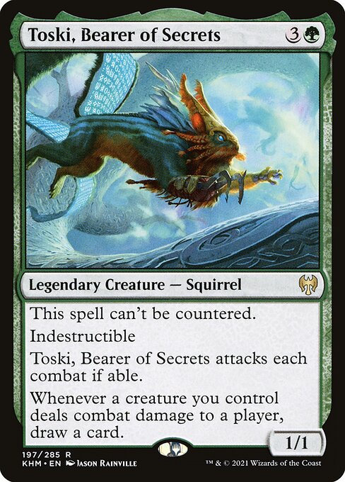Toski, Bearer of Secrets (197) (Foil) - Kaldheim - Game On