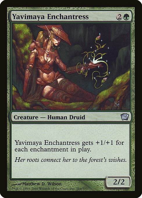 Yavimaya Enchantress (284★) - Ninth Edition - Game On