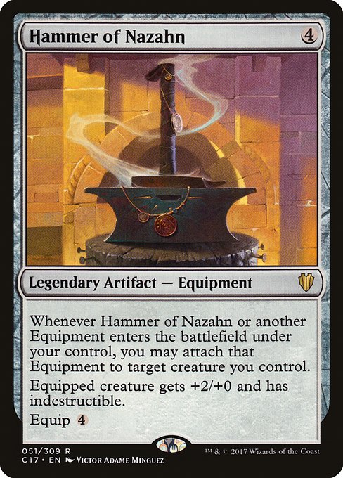 Hammer of Nazahn (51) - Commander 2017 - Game On