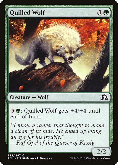 Quilled Wolf (222) (Foil) - Shadows over Innistrad - Game On