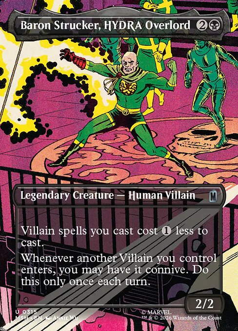 Baron Strucker, HYDRA Overlord (315) - Marvel Super Heroes - Game On