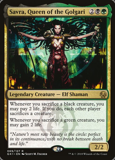 Savra, Queen of the Golgari (69) - GRN Guild Kit - Game On
