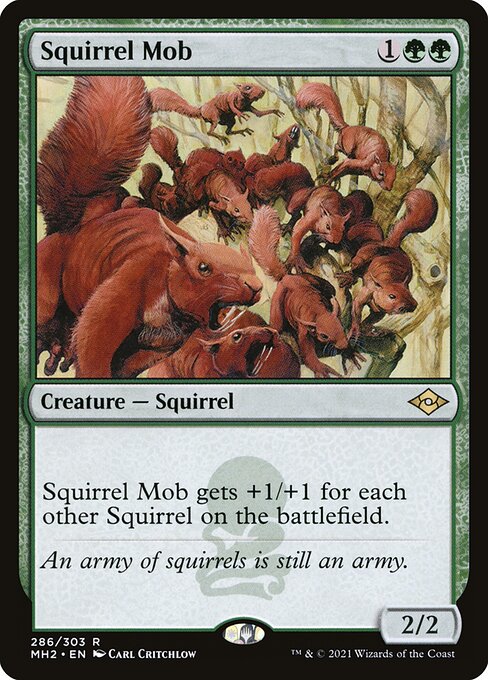 Squirrel Mob (286) (Etched) - Modern Horizons 2 - Game On