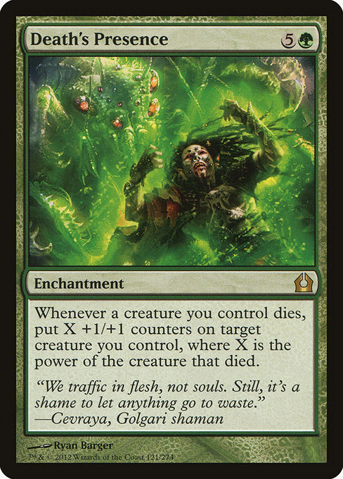 Death's Presence (121) (Foil) - Return to Ravnica - Game On