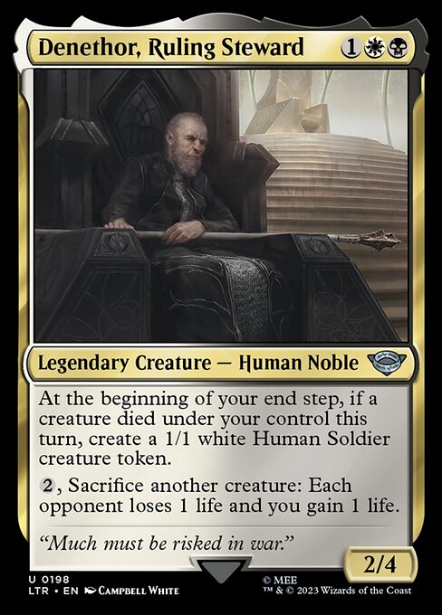 Denethor, Ruling Steward (198) - The Lord of the Rings: Tales of Middle-earth - Game On