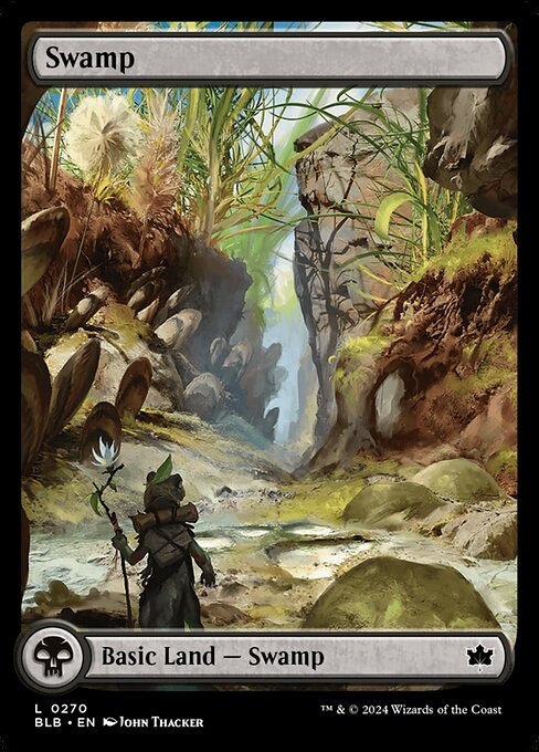 Swamp (270) - FULL ART - Bloomburrow - Game On