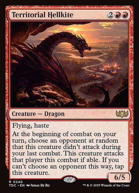 Territorial Hellkite (240) - Tarkir: Dragonstorm Commander - Game On
