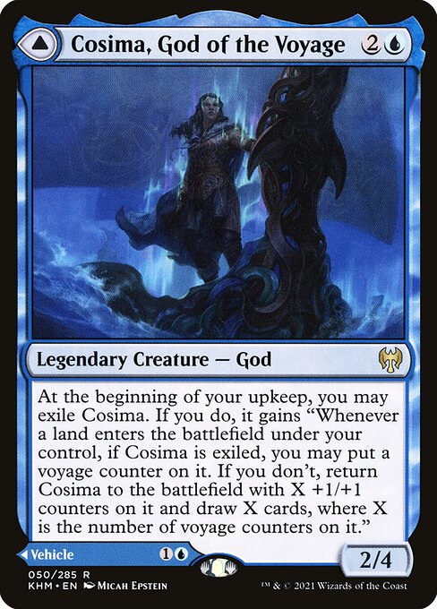 Cosima, God of the Voyage // The Omenkeel (50) - Kaldheim - Game On