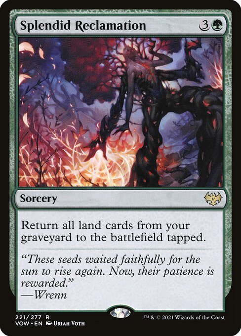 Splendid Reclamation (221) (Foil) - Innistrad: Crimson Vow - Game On