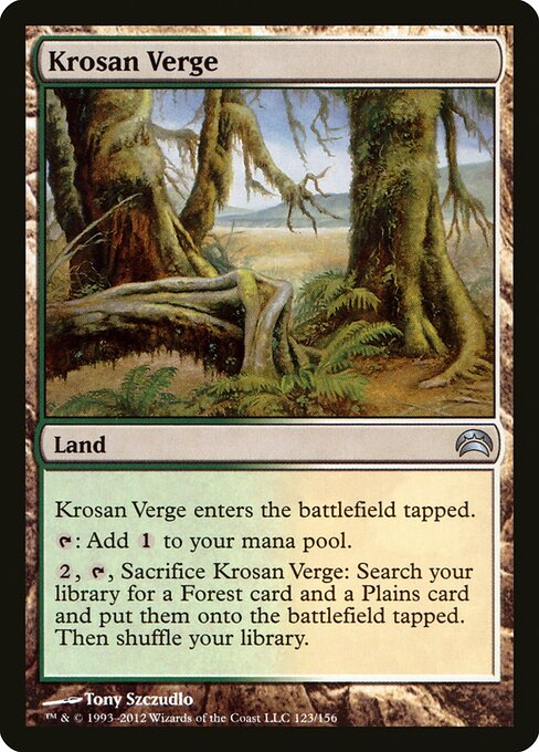 Krosan Verge (123) - Planechase 2012 - Game On