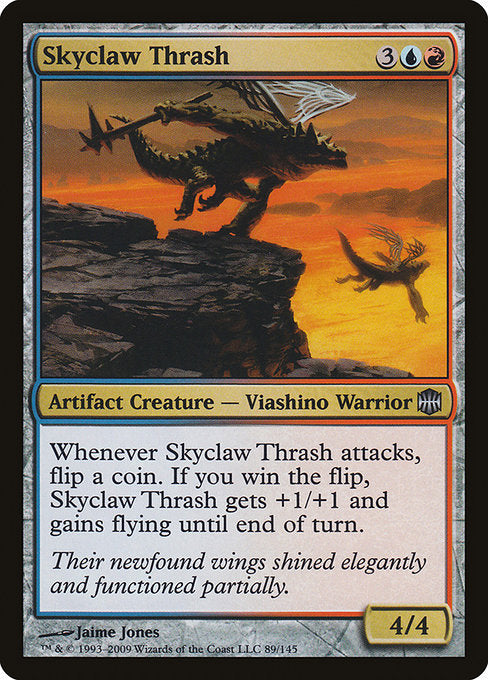 Skyclaw Thrash (89) (Foil) - Alara Reborn - Game On