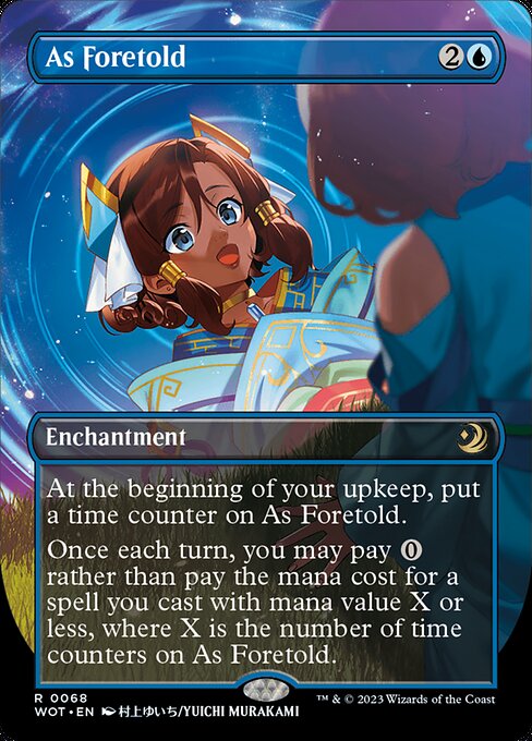 As Foretold (68) - BORDERLESS - FULL ART (Foil) - Wilds of Eldraine: Enchanting Tales - Game On