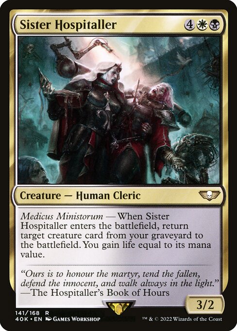 Sister Hospitaller (141) - Warhammer 40,000 Commander - Game On