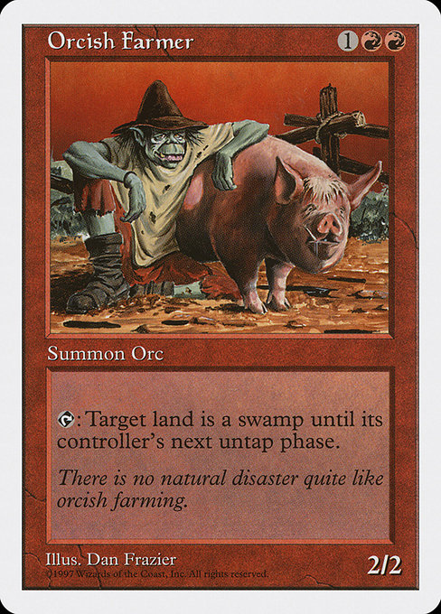 Orcish Farmer (256) - Fifth Edition - Game On