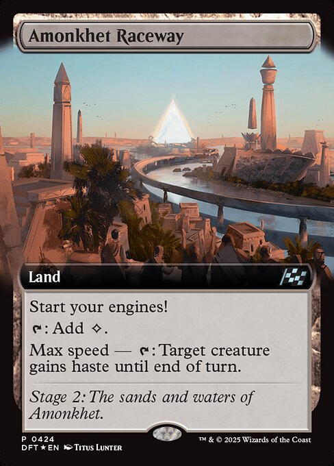 Amonkhet Raceway (424) - EXTENDED ART (Foil) - Aetherdrift - Game On