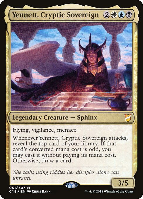 Yennett, Cryptic Sovereign (51) (Foil) - Commander 2018 - Game On