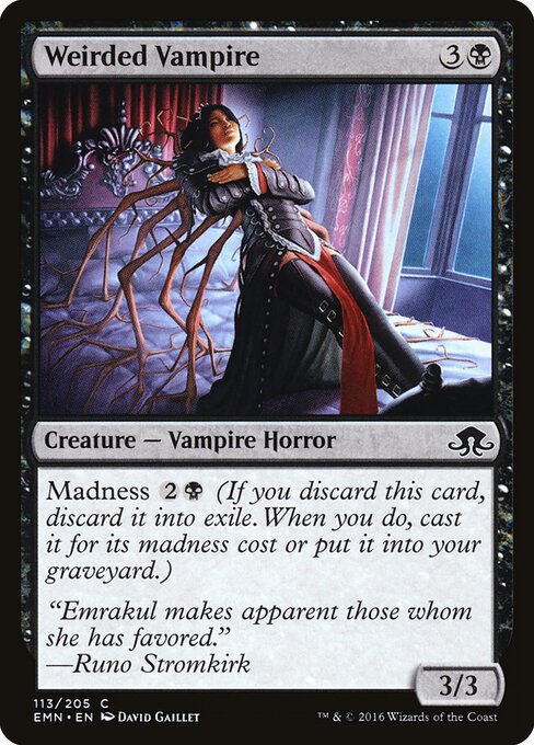 Weirded Vampire (113) (Foil) - Eldritch Moon - Game On