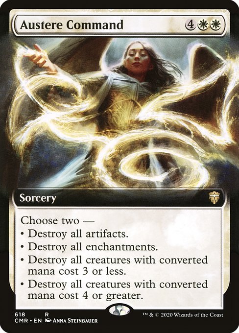 Austere Command (618) - EXTENDED ART - Commander Legends - Game On
