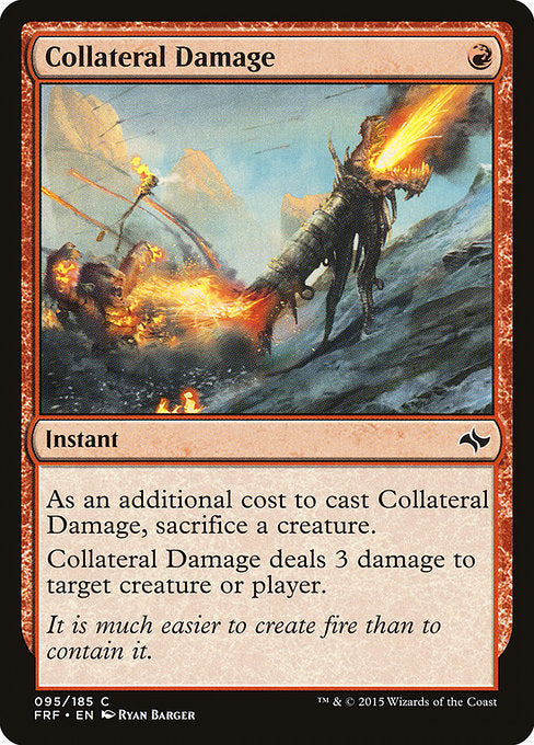 Collateral Damage (95) (Foil) - Fate Reforged - Game On
