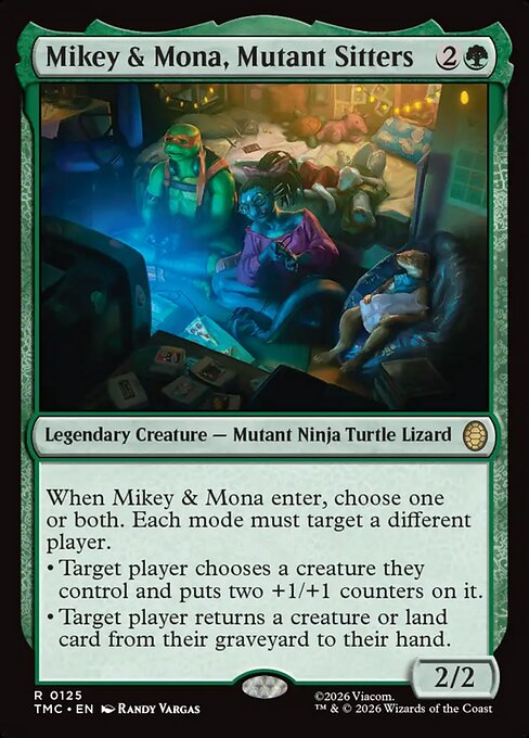 Mikey & Mona, Mutant Sitters (125) - Teenage Mutant Ninja Turtles Eternal - Game On
