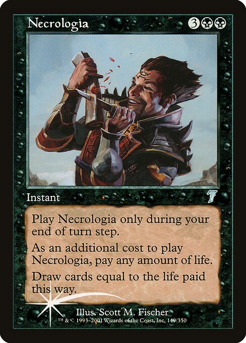 Necrologia (149★) (Foil) - Seventh Edition - Game On