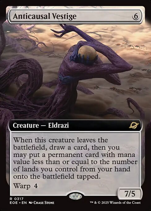 Anticausal Vestige (317) - EXTENDED ART - Edge of Eternities - Game On