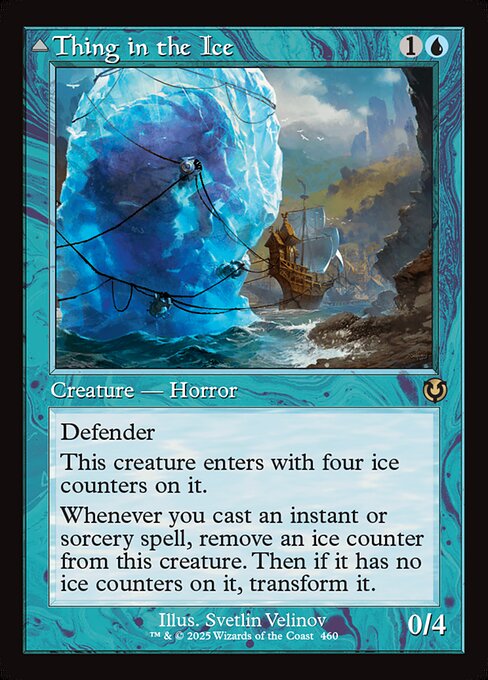 Thing in the Ice // Awoken Horror (460) (Foil) - Innistrad Remastered - Game On