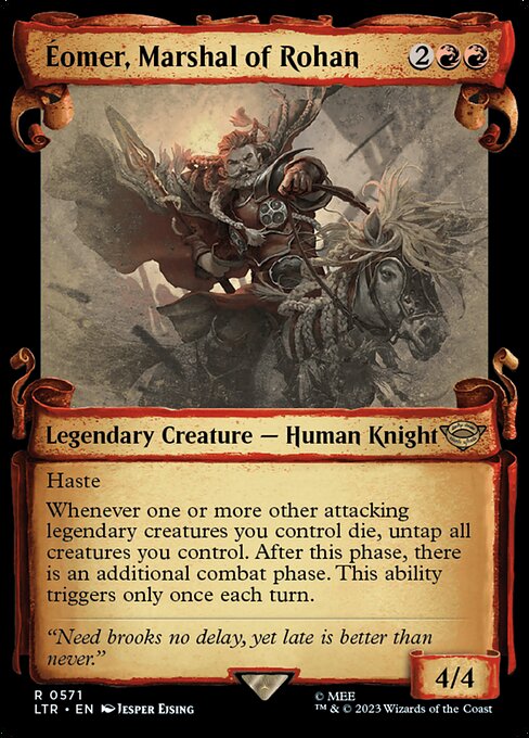Éomer, Marshal of Rohan (571) - SHOWCASE (Foil) - The Lord of the Rings: Tales of Middle-earth - Game On