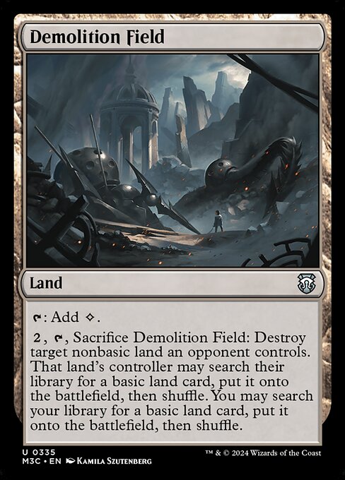 Demolition Field (335) - Modern Horizons 3 Commander - Game On