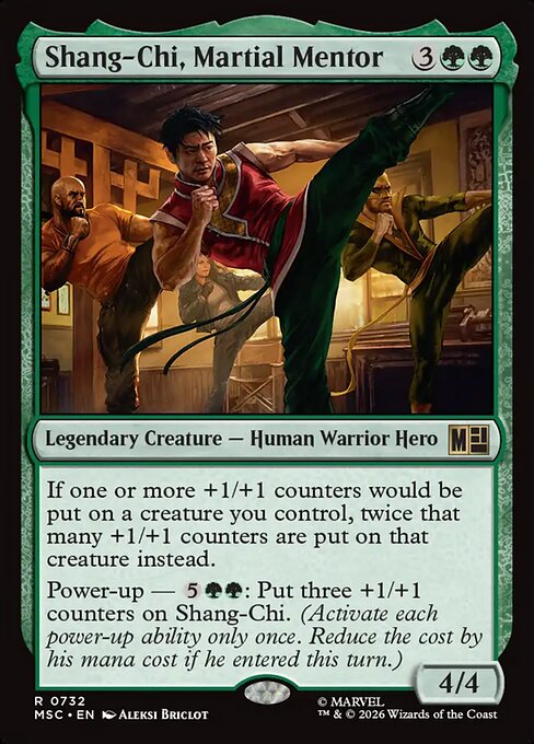 Shang-Chi, Martial Mentor (732) (Foil) - Marvel Super Heroes Commander - Game On