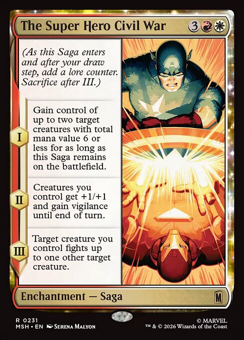 The Super Hero Civil War (231) - Marvel Super Heroes - Game On